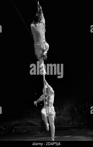 Moskauer Staatszirkus `Gostinica` in London 23-28 Okt 2018 Stockfoto